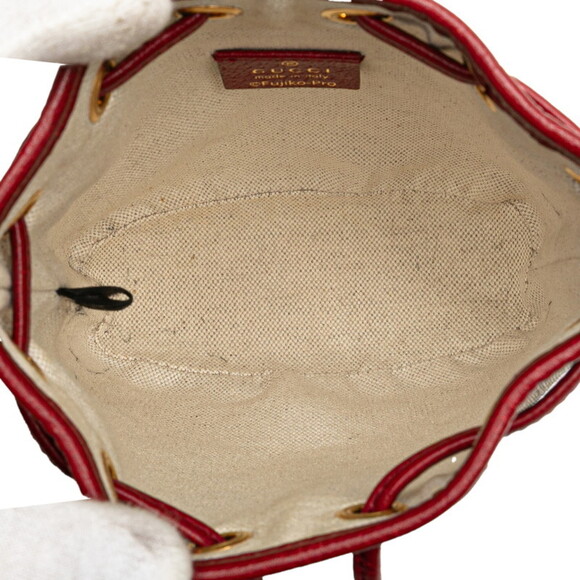 GUCCI Authentic Brown Leather Shoulder Bag - Picture 7 of 9